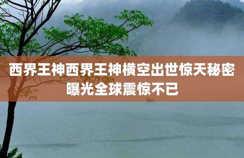 西界王神西界王神横空出世惊天秘密曝光全球震惊不已