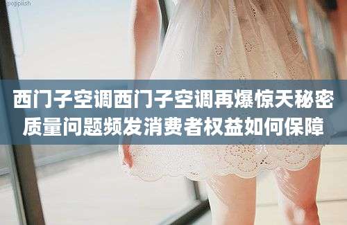 西门子空调西门子空调再爆惊天秘密质量问题频发消费者权益如何保障