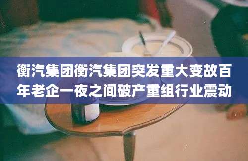 衡汽集团衡汽集团突发重大变故百年老企一夜之间破产重组行业震动