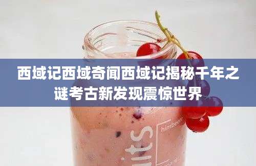 西域记西域奇闻西域记揭秘千年之谜考古新发现震惊世界