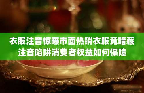 衣服注音惊曝市面热销衣服竟暗藏注音陷阱消费者权益如何保障